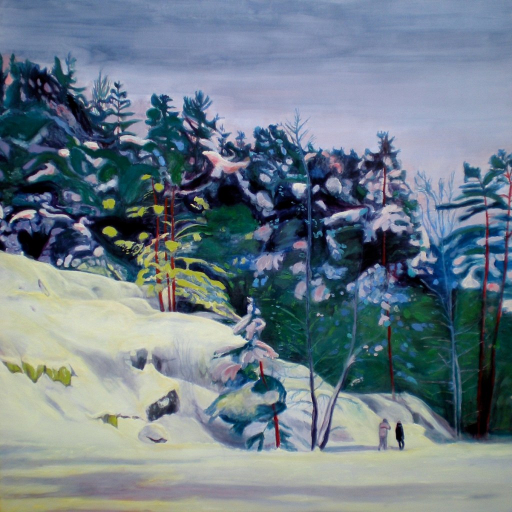 Tarvaspää II, 2011, oil on canvas, 150 x 150 cm, ©Hilja Roivainen.