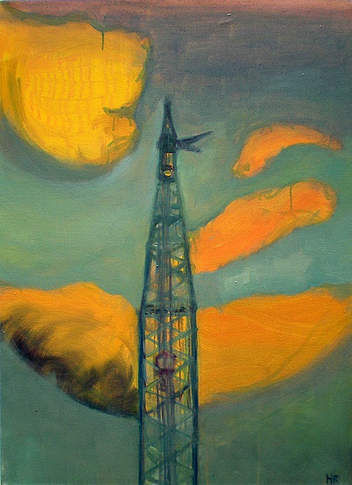 Changing Weather III, 2010, oil on canvas, 75 x 54.5cm, ©Hilja Roivainen.